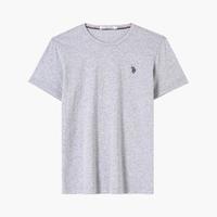 U.S. POLO ASSN. 春夏男士柔软亲肤时尚百搭圆领短袖上衣大众休闲薄款纯棉男式T恤