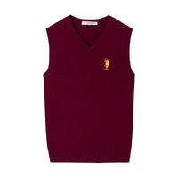 U.S. POLO ASSN. 春夏男士纯棉舒适马甲背心大众休闲柔软亲肤针织衫