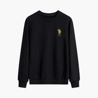 U.S. POLO ASSN. 春夏男士圆领套头时尚百搭长袖上衣大众休闲柔软亲肤纯色男式卫衣