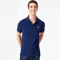 U.S. POLO ASSN. 春夏男士欧美风大众休闲翻领短袖T恤POLO衫