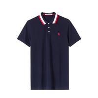 U.S. POLO ASSN. 春夏男士舒适透气亲肤百搭短袖上衣大众休闲柔软polo衫