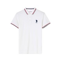 U.S. POLO ASSN. 春夏男士柔软舒适防风透气时尚上衣大众休闲纯棉短袖POLO衫男