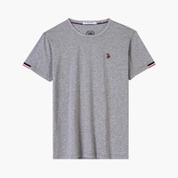 U.S. POLO ASSN. 春夏男士圆领套头舒适亲肤百搭透气短袖上衣大众休闲时尚薄款T恤