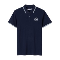 U.S. POLO ASSN. 春夏男士撞色舒适百搭短袖上衣大众休闲柔软亲肤透气polo衫