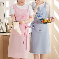 诺室 法式围裙2023新款网红家用厨房做饭防水防油漂亮的系带罩衣ins风