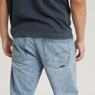 G-STAR RAW2024夏季Dakota男士痞帅舒适宽松直筒百搭牛仔裤D23691 褪色淡灰 3132