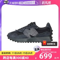 new balance NB男女鞋黑武士裁剪设计运动休闲鞋U327WCD