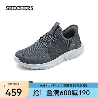 斯凯奇（Skechers）闪穿鞋Silp ins一脚蹬运动休闲鞋透气网面鞋男鞋210609 灰色/GRY 39.5