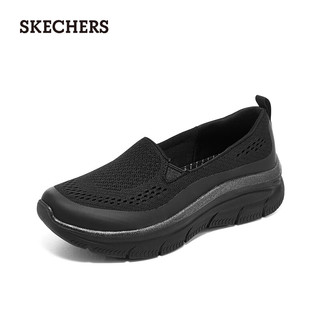 SKECHERS 斯凯奇 女士浅口单鞋158579 全黑色/BBK 38.5