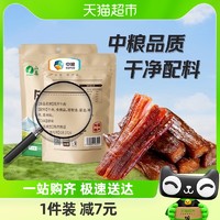 88VIP：SUNDRY 山萃 中粮山萃牛肉干内蒙古风干手撕牛肉特产88g*1袋孕妇儿童零食原味