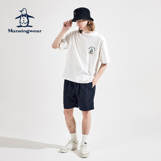 万星威（Munsingwear）高尔夫款春夏字母印花圆领短袖T恤 WH00 S