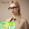 暴龙（BOLON）眼镜近视光学镜眼镜框可配度数 BJ3170B10框+优可视变色1.60 B10-亮黑