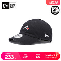 NEW ERA 纽亦华 男女MLB棒球帽子920情侣爱心NY弯檐刺绣LA潮流时尚