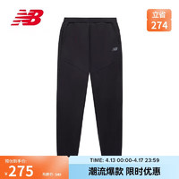 new balance 运动裤男款休闲运动跑步健身保暖针织长裤6LD38671 BK L