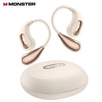 MONSTER 魔声 Open Ear AC210蓝牙耳机真无线运动跑步耳挂商务防水降噪触控游戏