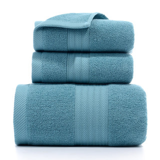 新疆棉毛巾浴巾三件套