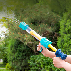 BABAMAMA 爸爸媽媽 水槍兒童水槍戲水玩具抽拉式水炮滋水呲水噴水玩具打水仗裝備