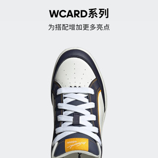 adidas WCARD网球风休闲运动板鞋男女阿迪达斯轻运动IG1512 白/藏青蓝 42.5(265mm)