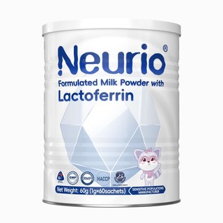 neurio 紐瑞優 白金版乳铁蛋白调制乳粉60g罐0月以上婴幼儿成人 新西兰产地