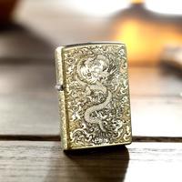 ZIPPO 之宝 打火机正版原装美国煤油四面祥龙男士男款礼物