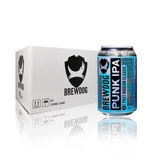 BREWDOG 酿酒狗 朋克 英式印度淡啤酒 330ml*6听