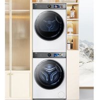 Haier 海尔 XQG100-BD14386WTLU1+HGY100-F386WU1 洗烘套装 10Kg