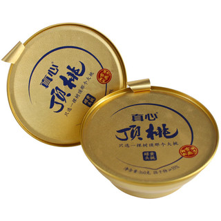 真心食品 真心 金碗顶桃黄桃枸杞罐头160g*4碗装