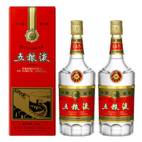 WULIANGYE 五粮液 晶质长城版 浓香型白酒 52度 375ml*2