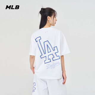 MLB 官方 男女情侣时尚运动短袖T恤大LOGO百搭休闲24夏季新款TSB03