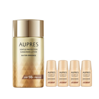 AUPRES 欧珀莱 烈日抗光瓶轻透防晒 SPF50+ PA++++ 60ml（赠 同款15ml*4瓶）