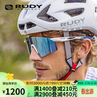 RUDY PROJECT骑行眼镜男女自行车墨镜户外运动太阳镜越野跑步护目镜ASTRAL 平光白/多层镀膜蓝