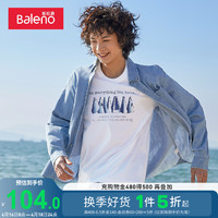 Baleno 班尼路 纯棉牛仔衬衫