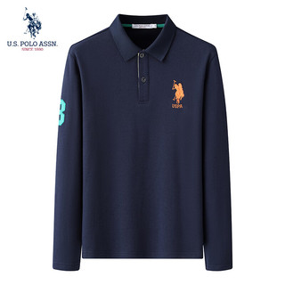 U.S. POLO ASSN. polo衫男短袖男士翻领纯色 JC20004