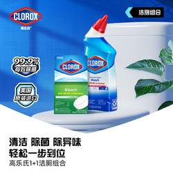 clorox 高乐氏 进口自动洁厕宝洁厕块除臭除垢祛黄马桶消毒蓝泡泡去异味