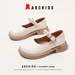 ABCKIDS 儿童鞋子女童皮鞋校园舞蹈公主鞋防滑演出鞋秋季新款