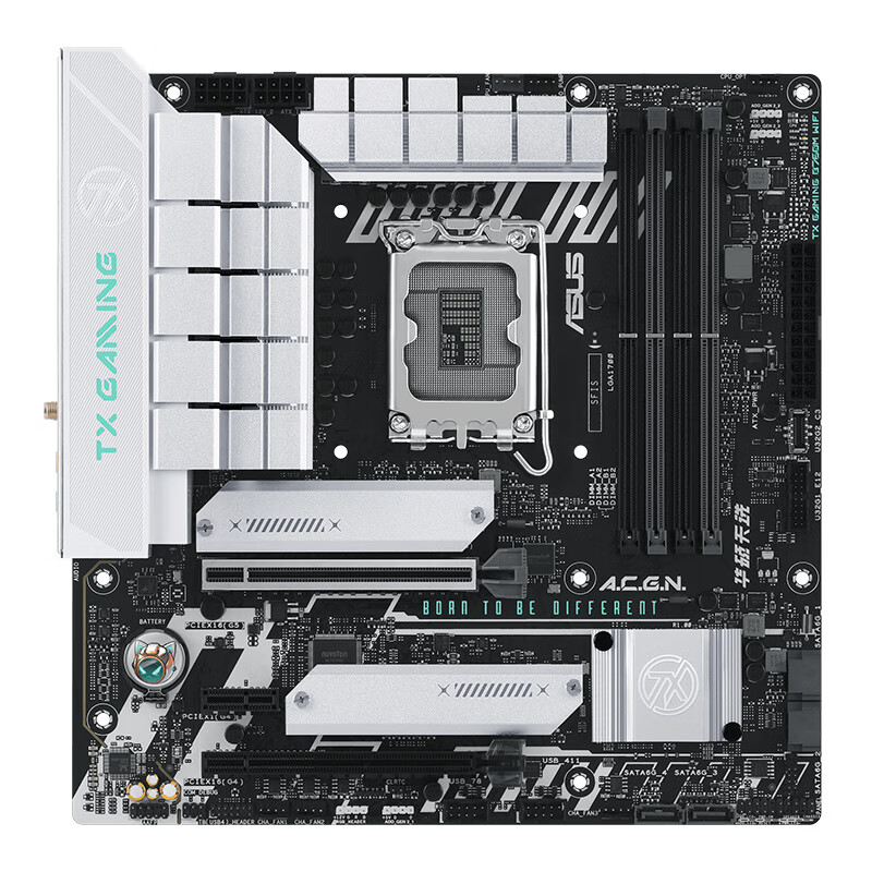 ASUS 华硕 TX GAMING B760M WIFI M-ATX主板（INTEL LGA1700、B760）