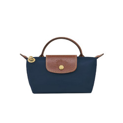 LONGCHAMP 珑骧 LE PLIAGE ORIGINAL 短柄海军蓝饺子包手提包