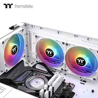 Thermaltake 曜越 CT120 ARGB 120mm 机箱散热风扇 2个装 白色