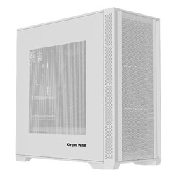 Great Wall 长城 冰霜X3BW白色商务机箱（MATX主板/细钢网面板/顶部360水冷位/9风扇位/USB3.0）