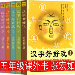 汉字好好玩五年级课外书 张宏如著 全五册 小学生书籍少儿读物儿童文学汉字的故事