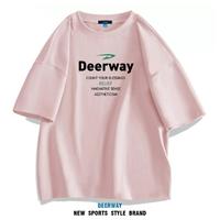 Deerway 德尔惠 潮流舒适男装上衣短袖t恤男休闲透气运动男式T恤