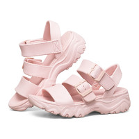 SKECHERS 斯凯奇 女士凉拖鞋 夏款平底舒适休闲鞋沙滩鞋 111061-LTPK 35(220mm)