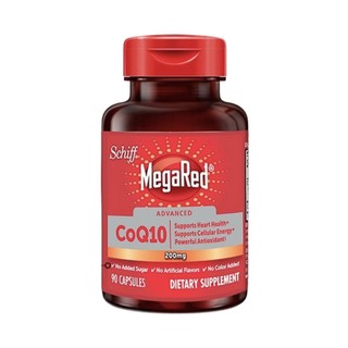 MegaRed 脉拓美国旭福高含量辅酶素coq10心脏软胶囊200mg90粒