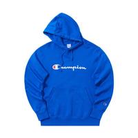 Champion 情侣款经典Logo宽松连帽运动休闲长袖卫衣