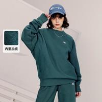 Champion 休闲小Clogo圆领卫衣轻薄绒