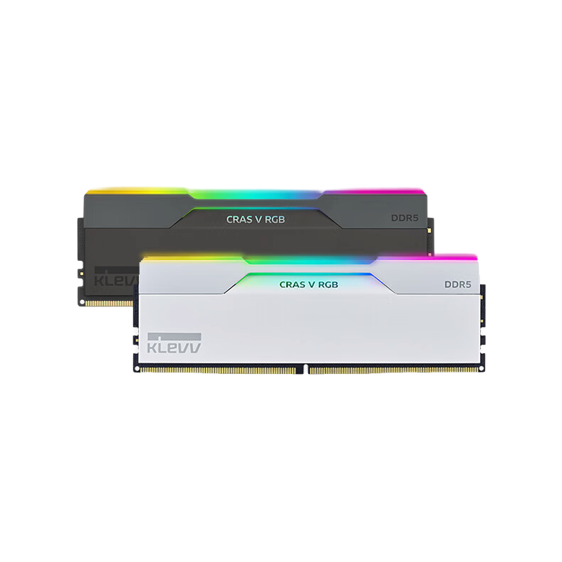 KLEVV 科赋 CRAS V RGB DDR5 6000MHz 台式机内存 灯条 白色