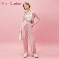 Juicy Couture 橘滋 软糯泡芙logo金属牌阔腿女式休闲裤