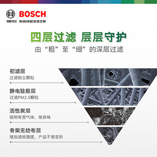 博世（BOSCH）活性炭空调滤芯汽车空调滤清器0986AF4886适配奥迪A6A7A8大众辉昂