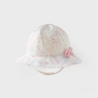 戴维贝拉 商场同款女童印花盆帽2024夏季新款儿童帽子女宝宝户外遮阳帽