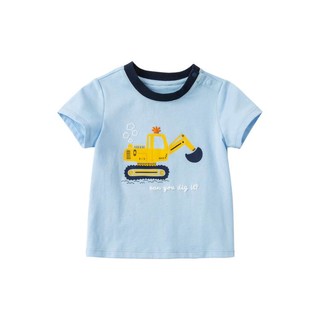 戴维贝拉 儿童T恤男童短袖夏装小童宝宝时尚洋气上衣儿童衣服